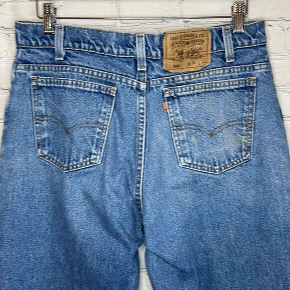Levi’s Men’s Orange Tab Vintage 90’s Straight Leg Jeans size 34x34 - Picture 9 of 12